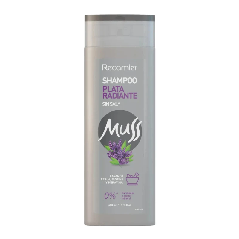 Shampoo Plata Radiante Muss