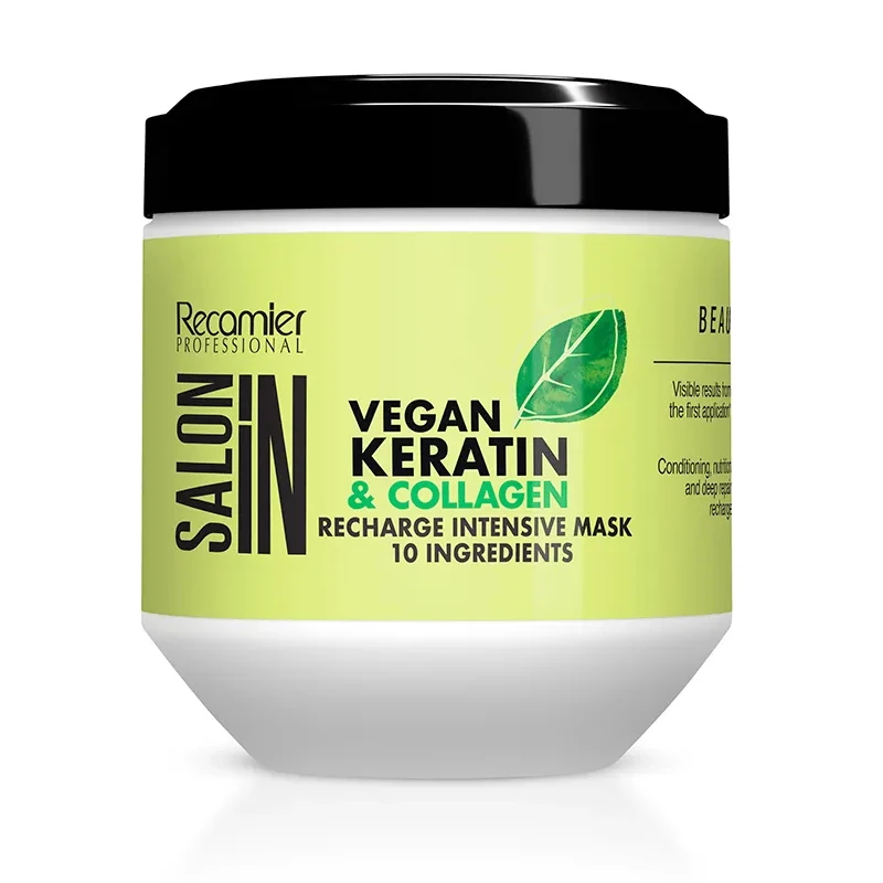 Mascarilla intensiva Vegan Keratin Collagen X500gr